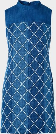 Akris Sheath Dress with Diamond Jacquard