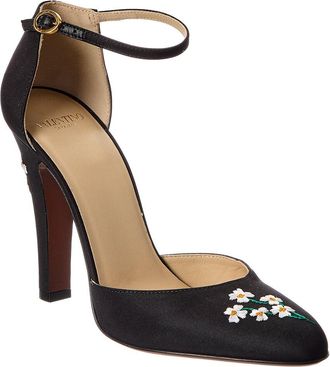 Valentino VLogo Signature 105 Canvas Pump