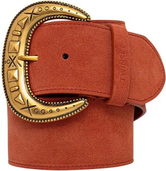 Twinset Su&egrave;de Riem - Dames - Riemen - Bruin - S - Su&egrave;de - Accessoires