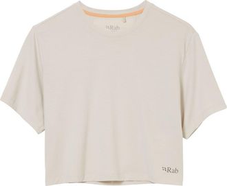 RAB Rivelin Crop T-Shirt - Womens in Pebble at Nordstrom, Size X-Large