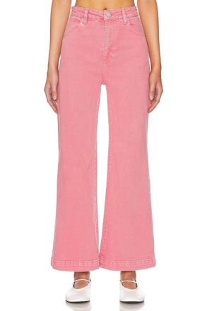 Rolla's Sailor Scoop Wide Leg Jeans In Rose