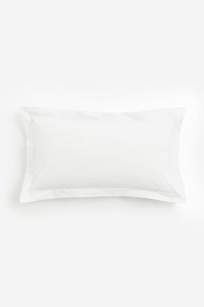H&M Kopfkissenbezug aus Baumwollperkal - Weiss