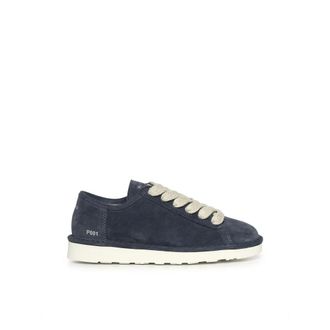 Panchic Sneakers, male, Blue, Size: 10 US Lace-Up Shoe Suede