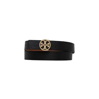 Tory Burch Accessoires, Dames, Zwart, XS, Leer, 1 Miller Omkeerbare Riem