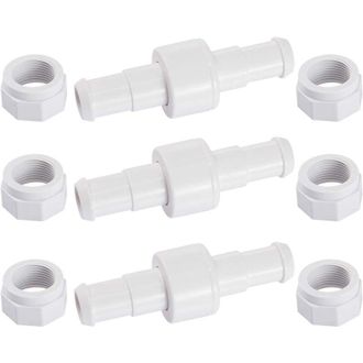 OEM Juego D20 Con 3 Conectores Giratorios Para Manguera De Jard&iacute;n Con 6 Boquillas D15, Compatible Con Los Limpiafondos Rob&oacute;ticos Zodiac Polaris 180, 280 Y