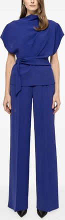 Nissa Pantaloni con piega - Blu