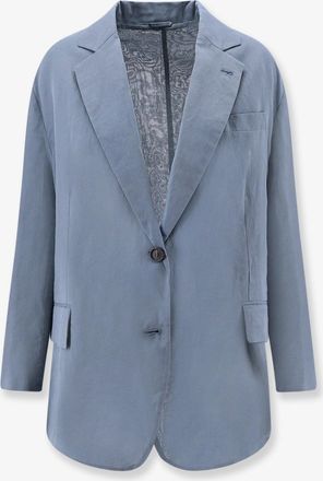 Brunello Cucinelli Deconstructed cotton blazer - BRUNELLO CUCINELLI - gender_Woman