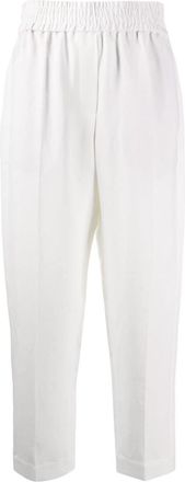 Brunello Cucinelli Beige Linen blend baggy trousers