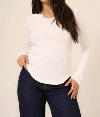 Bloomingdale's Comeback Long Sleeve Tee In Wht