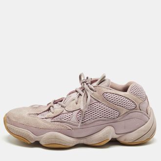 adidas 500 Soft Vision Size 42.5 Purple Fabric and Suede Lace Up Sneakers