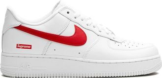 Nike x Supreme Air Force 1 Low Shanghai sneakers - men - Rubber/Leather/Fabric - 8 - White