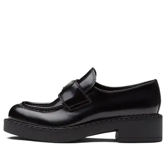 Prada (WMNS) PRADA Leather Loafers Black 1D246M_055_F0002_F_050