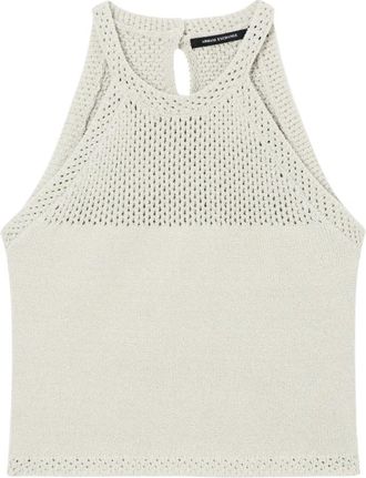 A|X Armani Exchange Top Metal Con Maniche Corte - Dames - Tops zonder mouwen - Wit - L - Tops