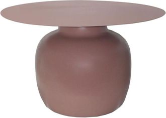 Vente-Unique Vente-unique - Tavolino in Metallo Tortora - nalita