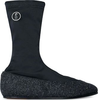 Kiko Kostadinov Stivali Proxima con logo - Nero