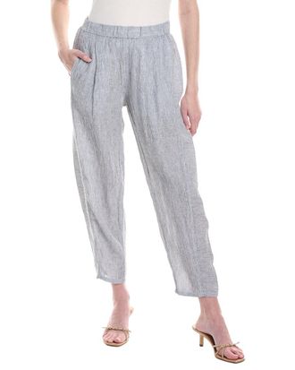 Eileen Fisher Eileen Fisher Petite Ankle Pleated Lantern Linen Pant