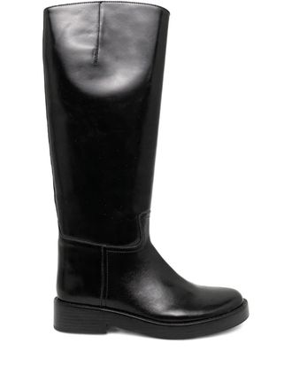 Jeffrey Campbell Stivali Marshy con zip - Nero