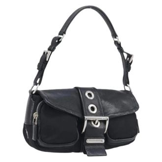 Prada Pre-owned Vintage Hand Bag - Dames - Vintage Schoudertas - Zwart - ONE Size - Leer - Vintage