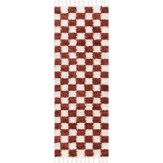 nuLOOM Carlisha Contemporary Checkered Area Rug