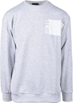 Paciotti 4us Light Grey Crewneck Cotton Sweatshirt
