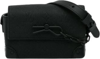 Louis Vuitton Pre-owned Steamer Wearable Wallet - Dames - Vintage Schoudertas - Zwart - ONE Size - Leer - Vintage