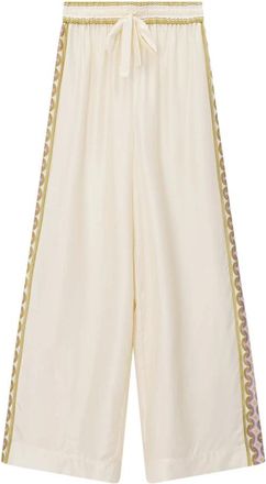Zimmermann Wide Broeken - Dames - Wijde Broeken - Beige - XS - Broeken