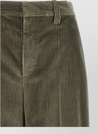 Brunello Cucinelli corduroy flared wide leg trousers
