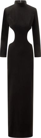 M&ocirc;not Rugloze LS Jurk - Dames - Maxi kleedjes - Zwart - XS - Kleedjes
