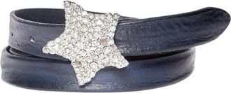 Orciani Stijlvolle riem voor modieuze outfits - Dames - Riemen - Blauw - 90 CM - Accessoires
