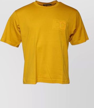 Dolce & Gabbana cotton logo regular-fit crew-neck short-sleeve t-shirt