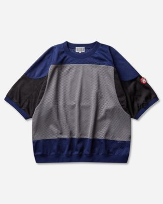 Cav Empt Men s MD Temporal Distortion Mesh Shortsleeve Top Navy