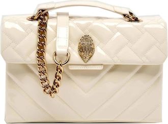 Kurt Geiger Kensington Bag - Dames - Schoudertassen - Beige - ONE Size - Leer - Tassen