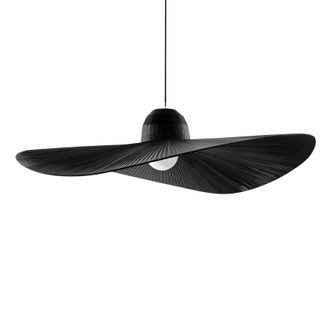 Netlighting Madame 1 Light Dome Ceiling Pendant Light Black