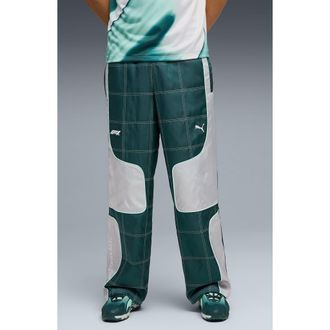 Puma Formula 1 Lifestyle Racing Pants in Green Terrain at Nordstrom, Size Medium