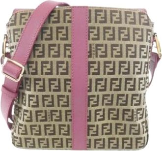 Fendi Pre-owned Vintage Schoudertas - Dames - Vintage Schoudertas - Beige - ONE Size - Vintage