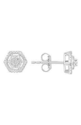 Effy Diamond Earrings in Silver at Nordstrom Rack