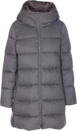 Herno A-Shape Donsjas - Dames - Dons jassen - Grijs - XL - Polyester - Jassen