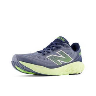 New Balance Mens Fresh Foam X 880 V14 Running Shoe, Arctic Grey/Limelight/Nb Navy, 8 UK