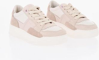 Hogan Color-Block Leather Lace-Up Sneakers size 36