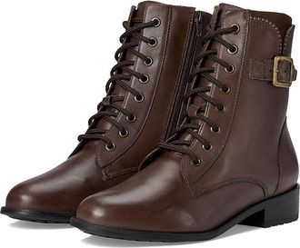David Tate College Womens Boots Brown : 10.5 WW (EE), Leather