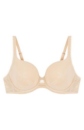 Triumph Wild Rose Sensation Shaping Bra in Nude Beige at Nordstrom, Size 38Dd