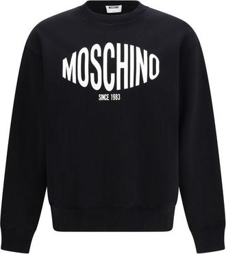 Moschino Black Cotton Mens Sweatshirt