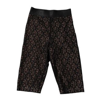 Dolce & Gabbana Lace Biker Shorts - Dames - Korte Broeken - Zwart - S - Katoen - Korte Broeken
