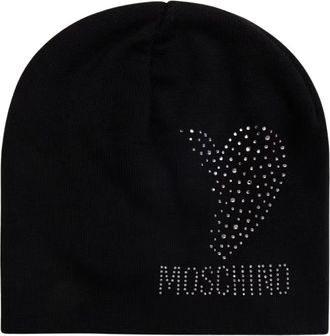 Moschino Gorro de lana - Accessories - Mujer - Negro - ONE SIZE
