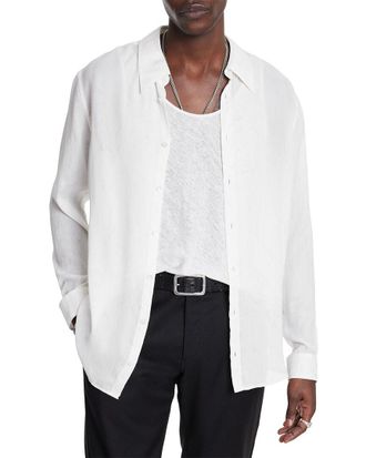John Varvatos Campos Camp Collar Shirt
