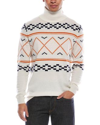 Brodie Fairisle Wool & Cashmere-Blend Turtleneck Sweater
