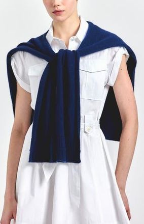 Derek Lam The Cotton & Wool Shrug in Midnight at Nordstrom Rack