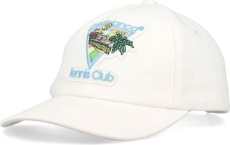 Casablanca Afro Cubismo Tennis Club baseball cap - men - Cotton - One Size - White