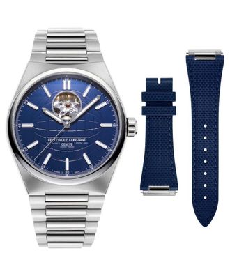 Frederique Constant Frédérique Highlife Heart Beat Mens Silver Watch FC-310N4NH6B Stainless Steel (archived) - One Size