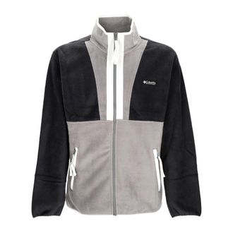 Columbia Fleecejack met volledige rits Zwart/Grijs - Heren - Fleece jassen - Grijs - XL - Polyester - Fitness